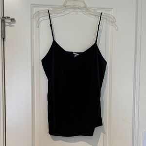 a new day Black velvet Women's Camisole Top